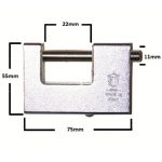 Λουκέτο ασφαλείας FT Ιταλίας 75mm θωρακισμένο 926B3 - Image 3