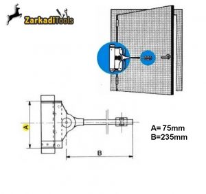 Σούστα επαναφοράς τύπου Triumf IBFM Art 91 N1 25cm - Image 2