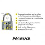 Ανοξείδωτο λουκέτο HUGO Marine - Image 3