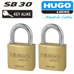 Πανομοιότυπα λουκέτα HUGO SB30 Key Alike ορειχάλκινα - Image 2