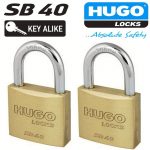 Πανομοιότυπα λουκέτα HUGO SB40 Key Alike ορειχάλκινα - Image 2