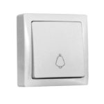 Εξωτερικό μπουτόν απλό Adeleq λευκό 13-3350