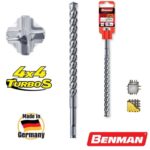 Τρυπάνι μπετού 4x4 τurbo S 260mm Benman - Image 3