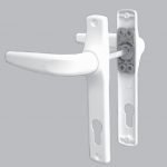 Χερούλια εξώπορτας αλουμινίου με πλάκα ΗΦΑΙΣΤΟΣ Χ-404