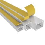 Πλαστικό κανάλι καλωδίων αυτοκόλλητο Dabler 12X12X2000