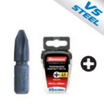 Μύτες σταυρού Benman PH2 x 25mm 74113 σετ 15τμχ - Image 2