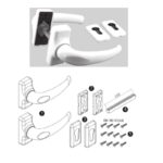 Χειρολαβή αλουμινίου διπλή ΗΦΑΙΣΤΟΣ X-302 - Image 2