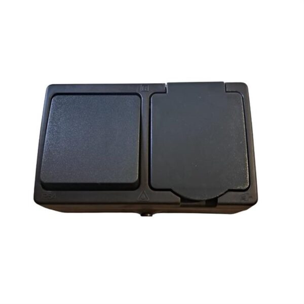 priza-kai-diakoptis-AR-gia-exoteriki-hrisi-me-kapaki-mayro-IP54-LINEME-50-00514-2