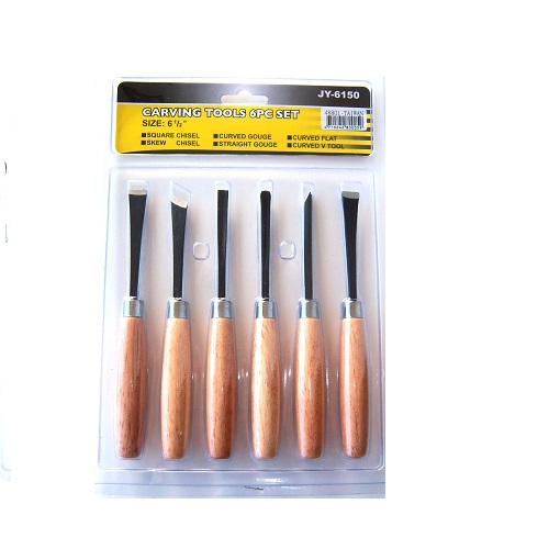 Σκαρπέλα ξύλου σετ 6τεμ JY-6150