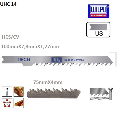 Λάμα σέγας για ξύλο UHGS 14 wilpu - Image 3