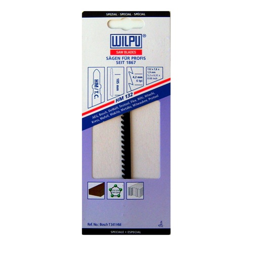 Λάμα σέγας Wilpu HM 132 για σκληρά υλικά